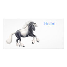 Carte photo gitan de cheval d'épi cartes avec photo