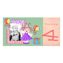 Carte photo heureux d'anniversaire de enfant carte avec photo