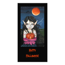Carte photo heureux de fée de Halloween Cartes Avec Photo