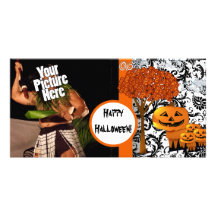 Carte photo heureux de Halloween Cartes De Vœux Avec Photo