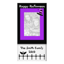Carte photo heureux de salutations de Halloween Photocarte