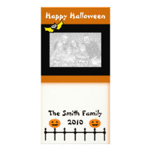 Carte photo heureux de salutations de Halloween Photocarte