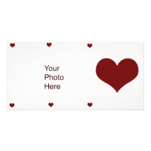 Carte photo horizontal de Valentine Photocarte Customisée