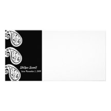 Carte photo indien noir et blanc cartes avec photo