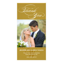 CARTE PHOTO INITIAL DE MERCI DE MARIAGE DE MANUSCR PHOTOCARTE CUSTOMISÉE