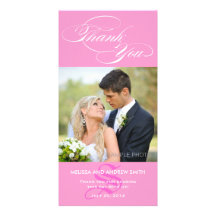 CARTE PHOTO INITIAL ROSE DE MERCI DE MARIAGE DE MA CARTES AVEC PHOTO