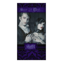 Carte photo Romance gothique d'écart-type Carte Avec Photo