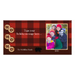 Carte photo rustique CAMPANT 8x4 de vacances en bo photocartes