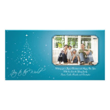 Carte photo scintillant de joie cartes avec photo