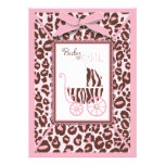 Carte Pink_Edwards d'invitation de fille de guépar