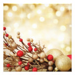 Carte plate de Noël Invitation Personnalisable
