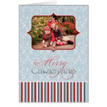 Carte pliée par photo de Joyeux Noël cartes