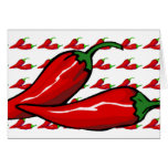 Carte - poivrons du Chili