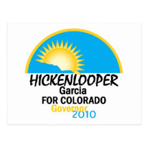 Carte postale 2010 de Hickenlooper Garcia