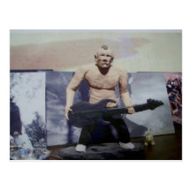 Carte postale #2 de sculpture en balancier de foin