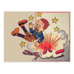 Carte postale 4 juillet vintage