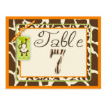 Carte postale 7 de Tableau de bébé de jungle