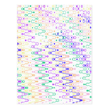 Carte postale abstraite de zigzag de blanc