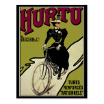 Carte postale : Annonce vintage de bicyclette pour