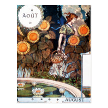 Carte postale :  Août Auot
