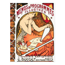 Carte postale : Art Nouveau - Alphonse Mucha