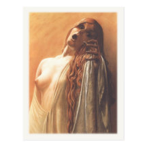 Carte postale avec la peinture de Carlos Schwabe