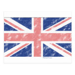 Carte postale BRITANNIQUE vintage de drapeau