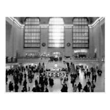 Carte postale centrale grande de station