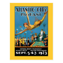 Carte postale : Concours de beauté d'Atlantic City