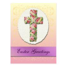 Carte postale croisée florale faite sur commande d