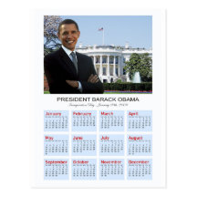 Carte postale d'affaires d'Obama - Bonnes Fêtes