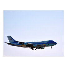 Carte postale d'Air Force One