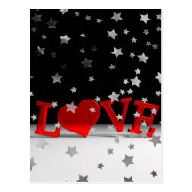 Carte postale d'amour
