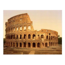 Carte postale d'amphithéâtre de Flavian de Colisé