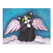 Carte postale d'ange gardien