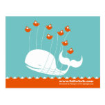 Carte postale de baleine d'échouer