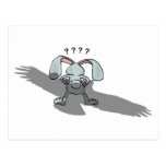 ? ? ? ? … Carte postale de bande dessinée de lapin