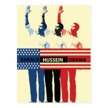 Carte postale de Barack Hussein Obama