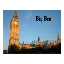 Carte postale de Big Ben