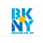 Carte postale de bleu de BK Brooklyn