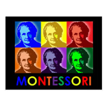 Carte postale de Bruit-Art de Maria Montessori