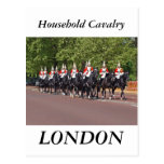 Carte postale de cavalerie de ménage