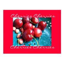 Carte postale de cerises