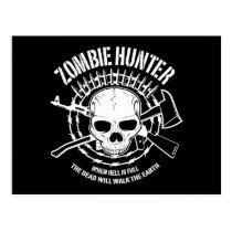 Carte postale de chasseur de zombi cartes postales
