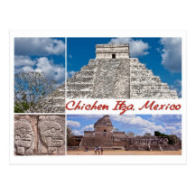 Carte postale de Chichen Itza, Mexique
