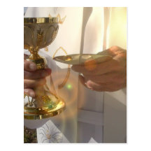 Carte postale de communion
