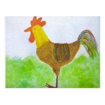 Carte postale de coq cartes postales