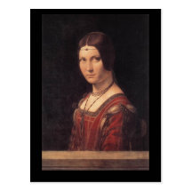 carte postale de da Vinci