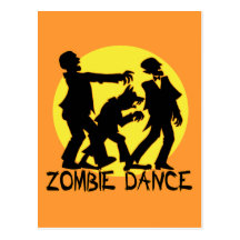 Carte postale de danse de zombi