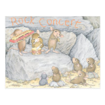Carte postale de Designs® de Maison-Souris